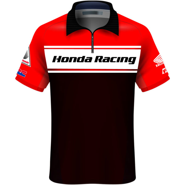 Factory Effex Honda Team Pit Shirt - Red/Black/White - 2XL 23-85308