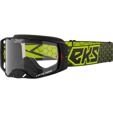 LUCID GOGGLE BLACK/FLO YELLOW W/CLEAR LENS