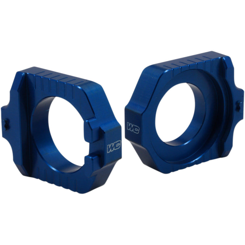 WORKS CONNECTION Elite Axle Block Kit - Blue 17-250