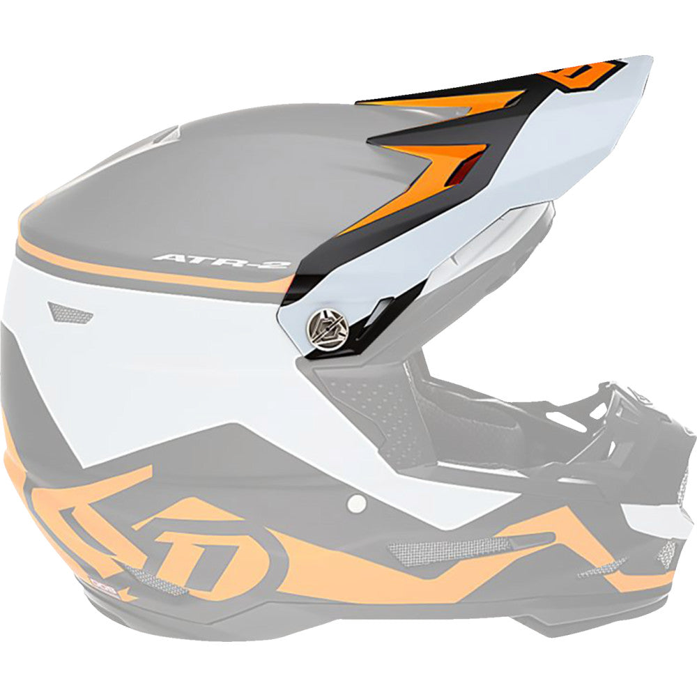 6D HELMETS ATR-2 Visor - Drive - Neon Orange 72-6098