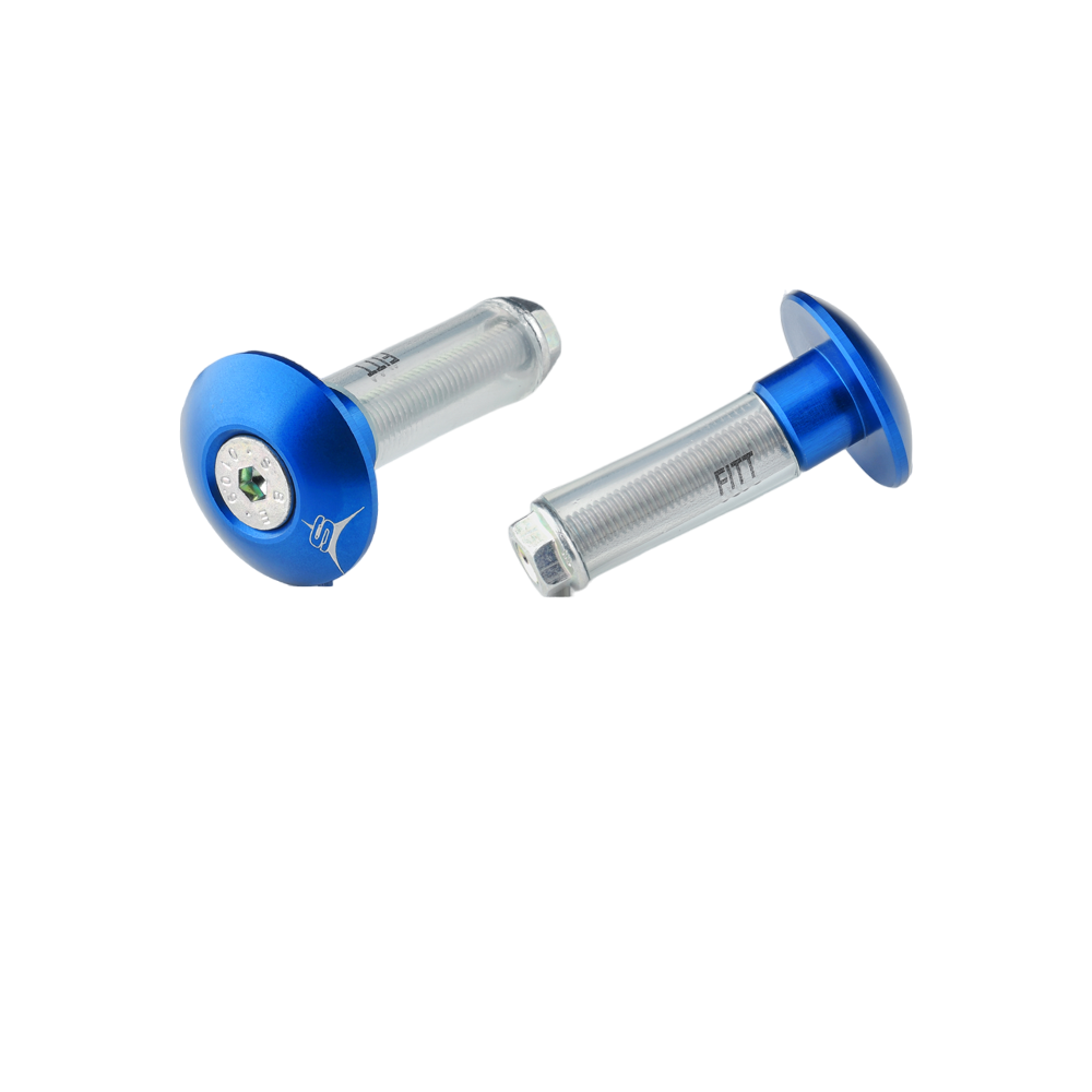 BAR ENDS SHERCO BLUE