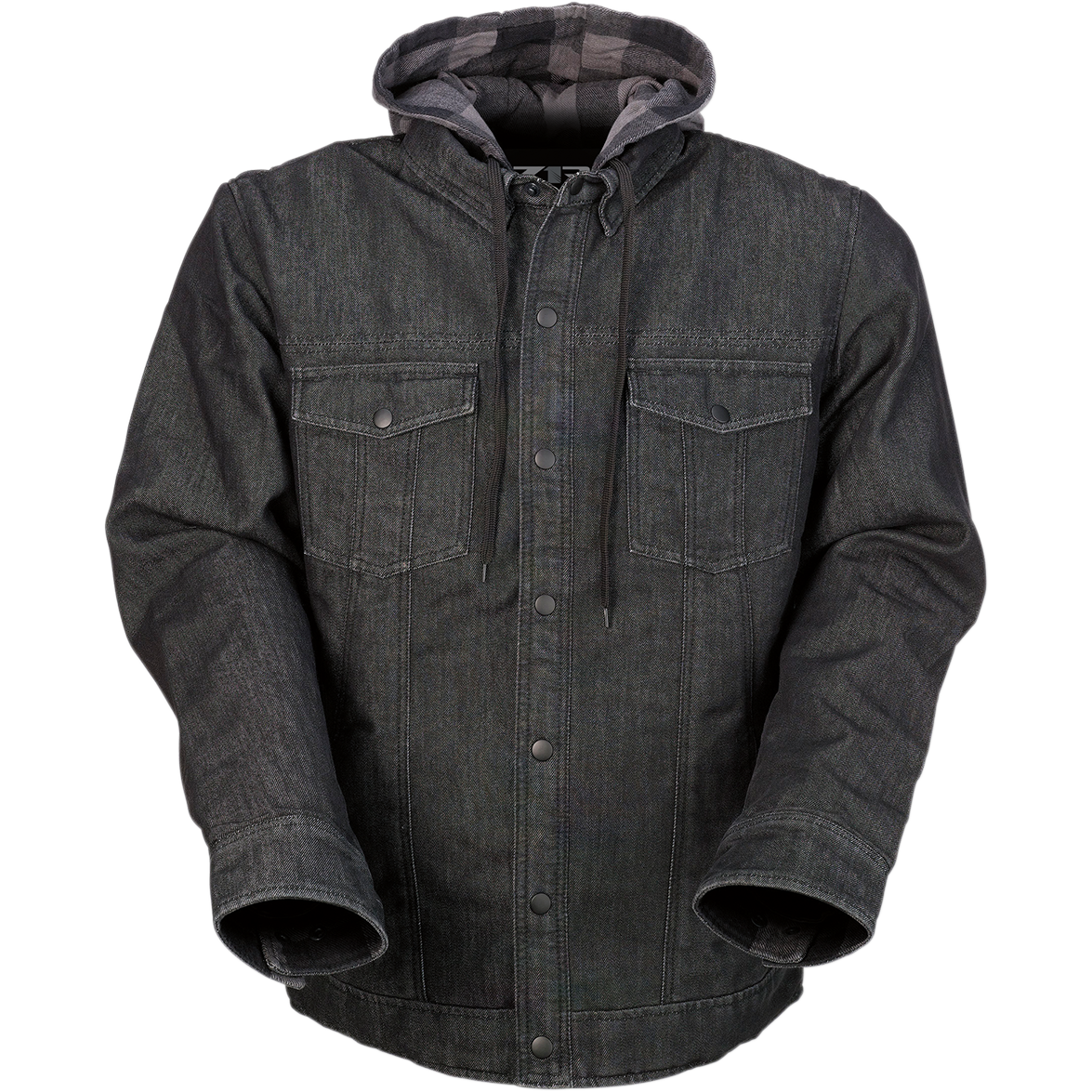 Z1R Timber Denim Shirt - Black/Gray - Medium 2840-0075