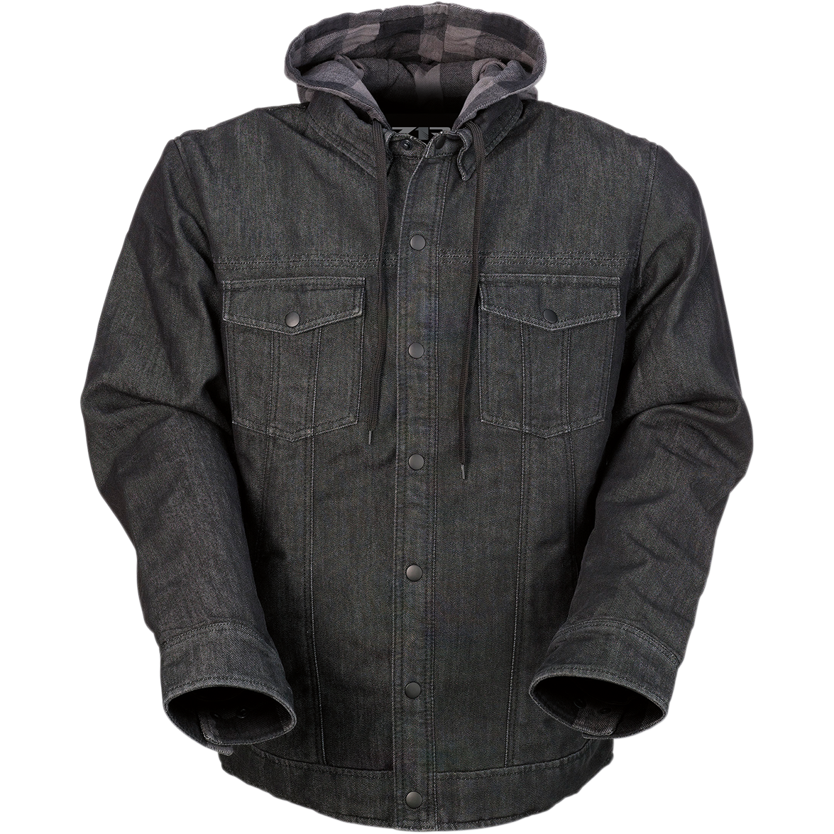 Z1R Timber Denim Shirt - Black/Gray - 4XL 2840-0080