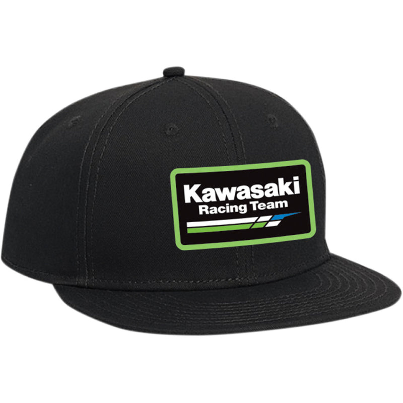 FACTORY EFFEX Youth Kawasaki Racing Snapback Hat - Black 19-86112