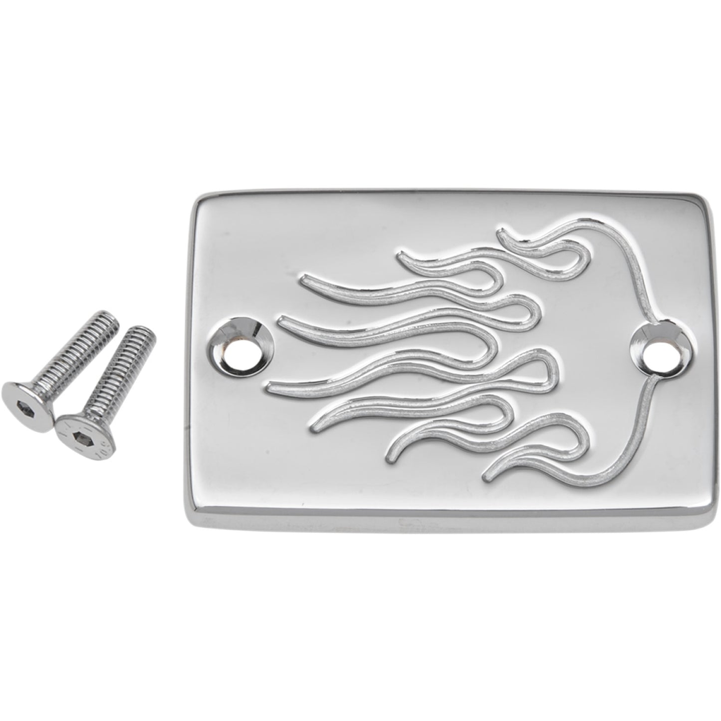 BARON Master Cylinder Cover - Smooth - Kawasaki - Chrome BA-7676-03