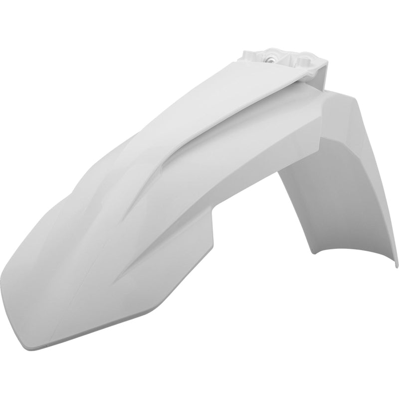 POLISPORT Fender - Front - White - KTM 8574200002 by Polisport
