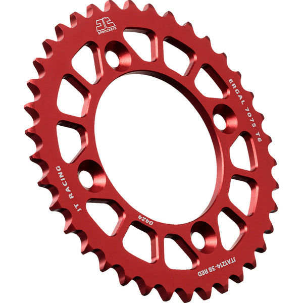 JT Sprockets Rear Sprocket - Aluminum - 38 Tooth - Red - CRF 110F JTA1214.38RED