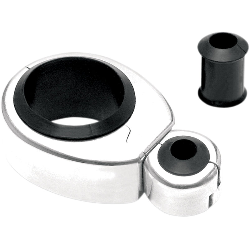 Motion Pro Cable Clamp - Single - 1-1/8" Mounting Diameter - Chrome 11-0043