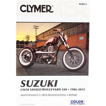 CLYMER Manual - Suzuki - LS650 '86-'12 CM3845