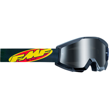 FMF Youth PowerCore Goggles - Core - Black - Silver Mirror F-50055-00002