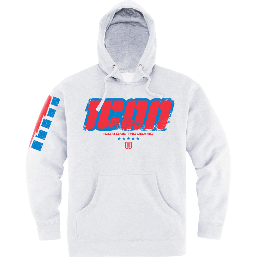 ICON Intercept 84* Hoodie - White - 3XL 3050-6943