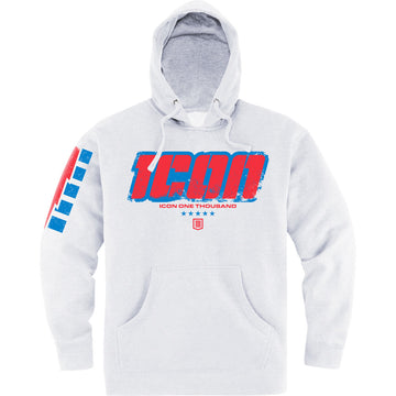ICON Intercept 84* Hoodie - White - 2XL 3050-6942