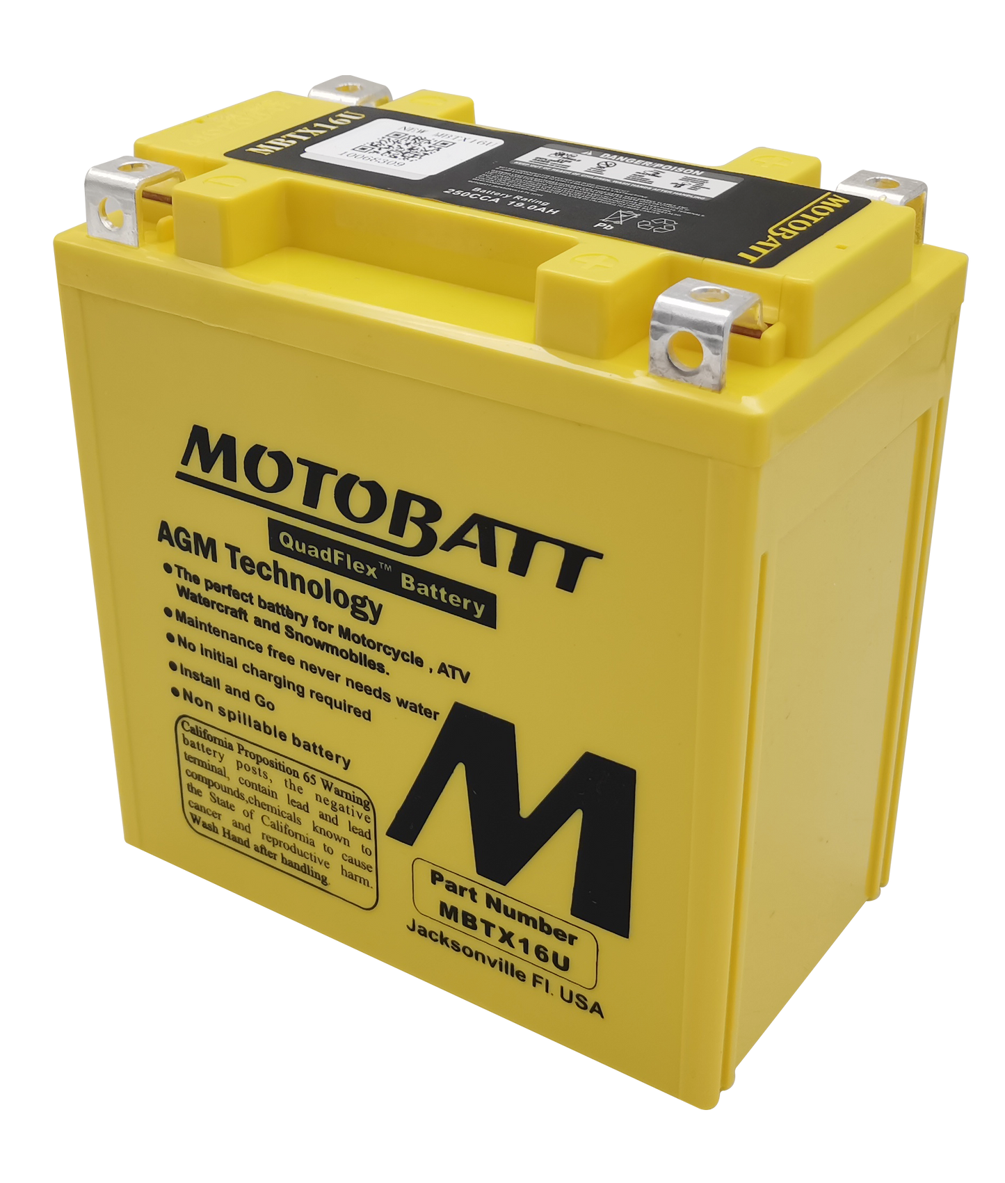Battery Mbtx16u Sealed Factory Activated
