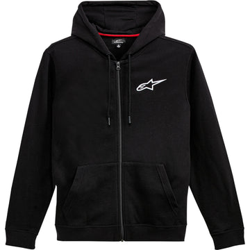 ALPINESTARS Ageless Zip Hoodie - Black/White - 2XL 12125360010202X