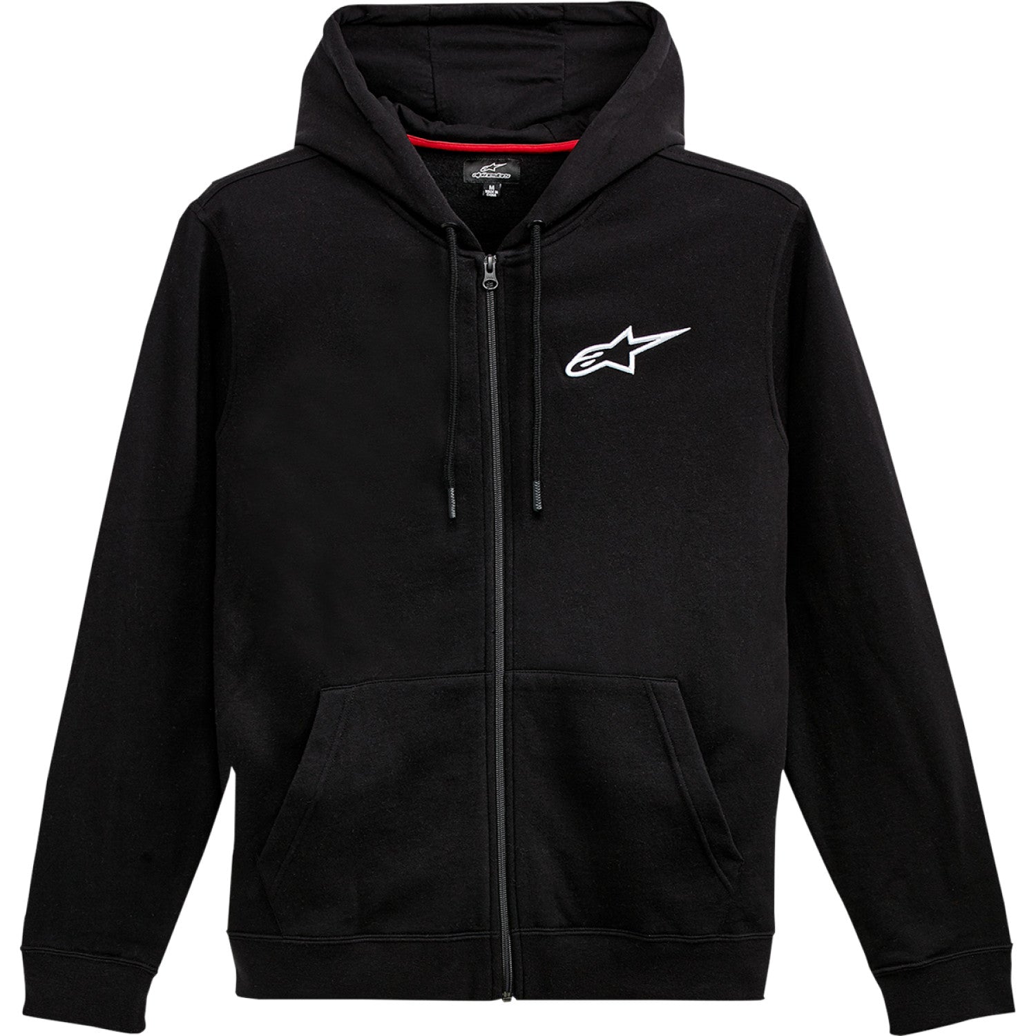 ALPINESTARS Ageless Zip Hoodie - Black/White - XL 1212536001020XL