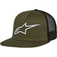 ALPINESTARS Corp Trucker Hat - Military/Black - One Size 1025810036910OS