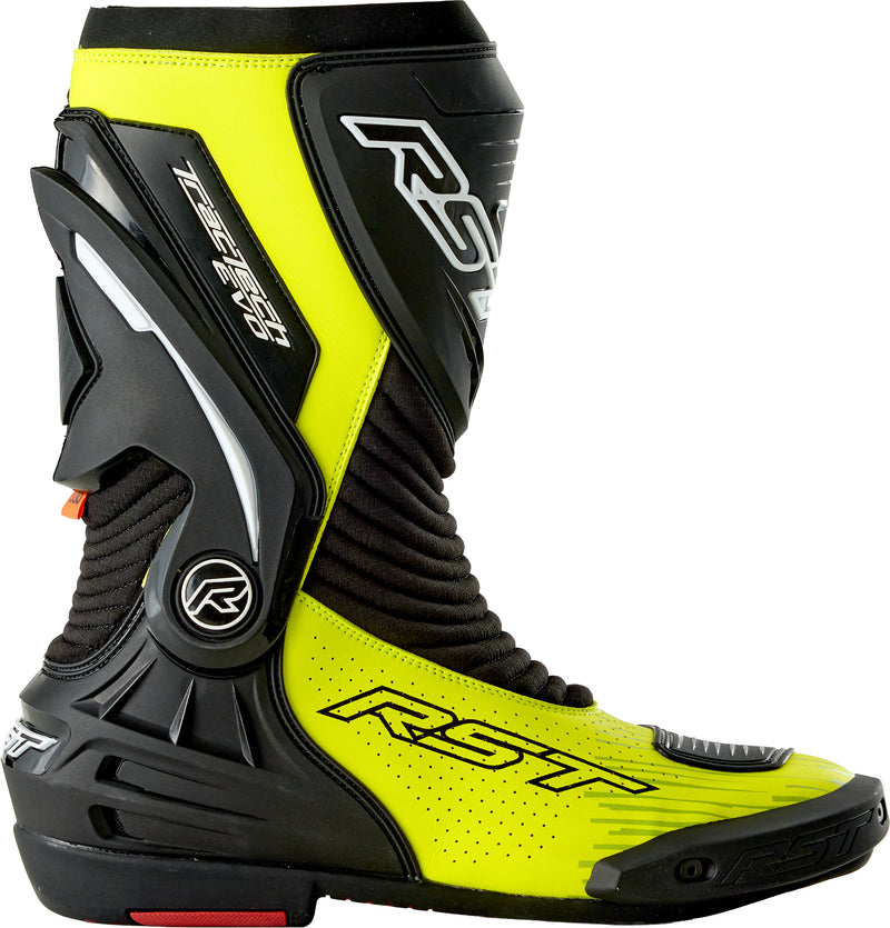 RST Tractech Evo D3O CE Boot - Black/Fluro Yellow - US 12
