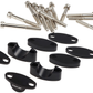 Handlebar Riser Kit 7/8" Black 25mm/30mm/35mm/40mm
