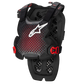 Alpinestars A-1 Pro Chest Protector Anthracite Black Red X-Large / 2X-Large