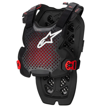 Alpinestars A-1 Pro Chest Protector Anthracite Black Red X-Large / 2X-Large