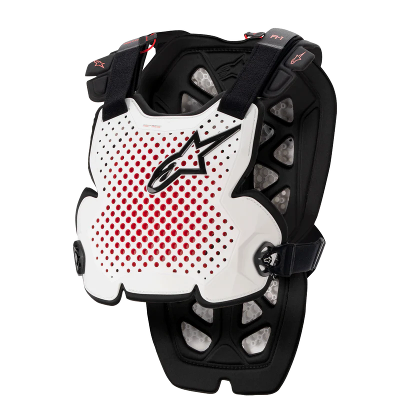 Alpinestars A-1 Chest Protector White / Black / Red Medium / Large