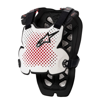 Alpinestars A-1 Chest Protector White / Black / Red Medium / Large
