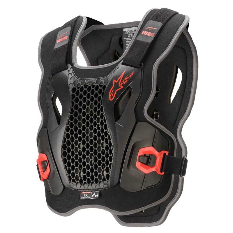 Alpinestars Bionic Action Chest Protector Black/Red - Medium/Large | Protection