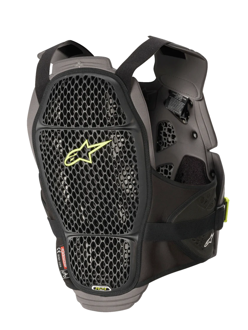 Alpinestars A-4 Max Chest Protector Black / Anth / Flo X-Large / 2X