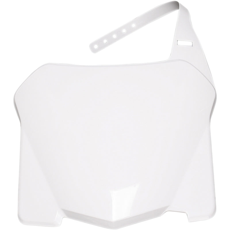 Acerbis Front Number Plate - White 2113620002