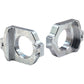 WORKS CONNECTION Elite Axle Block - Silver - Kawasaki/Suzuki 17-310
