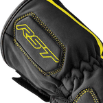 RST S1 CE Leather Glove - Black/Fluro Yellow - 2XL