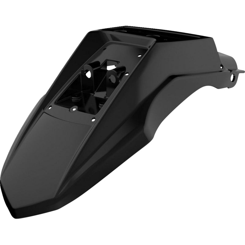 POLISPORT Fender - Rear - Black - KLR 650 8554900001 by Polisport