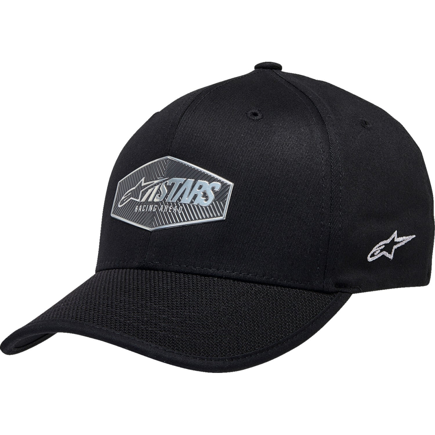 ALPINESTARS Emblem Hat - Black - Small/Medium 12128133010S/M