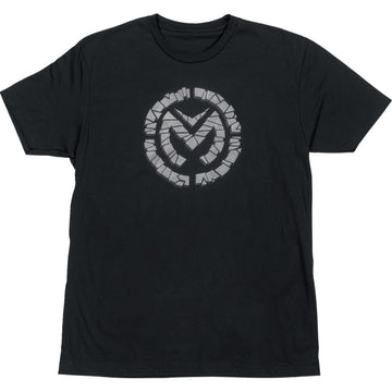 Moose Offroad Fractured T-Shirt - Black/Silver - 2XL 3030-22757