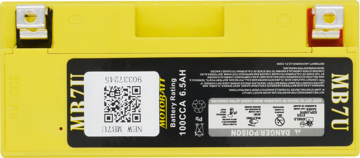 Battery Mb7u Sealed Factory Activated