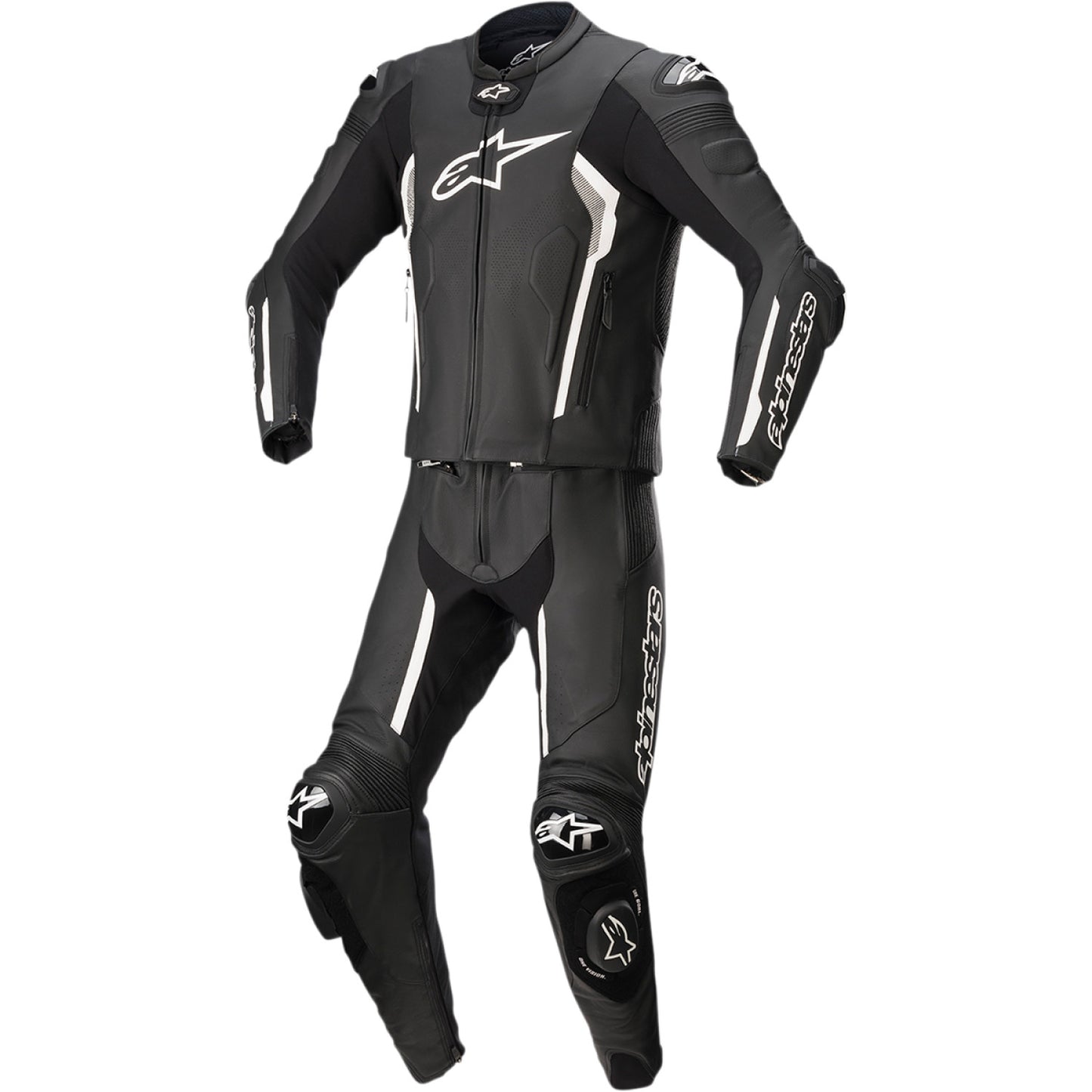 ALPINESTARS Missile v2 - 2-Piece Suit - Black/White/Gray - US 38 / EU 48 3160122-12-48