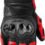 RST Freestyle 3 D3O CE Leather Glove - Black/Red - 2XL