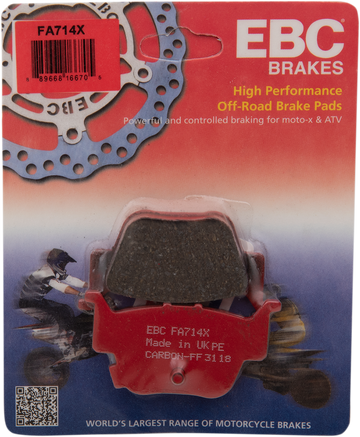 EBC Sport Carbon Brake Pads FA714X