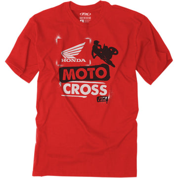 FACTORY EFFEX Youth Honda Paint T-Shirt - Red- Medium 21-83332