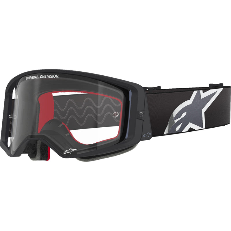 Alpinestars Supertech Goggle - Corp - Black/Gray - Clear 5100125-1507 | Goggles 