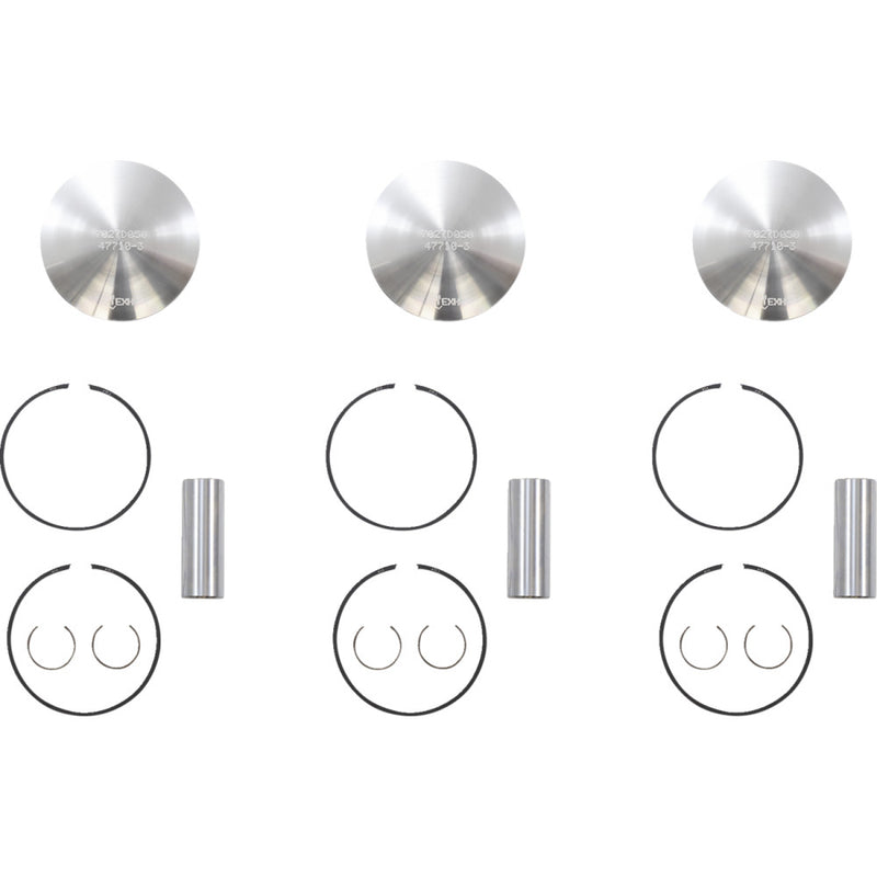 WOSSNER Piston Kit - 69.38 mm - Yamaha K7027D050-3
