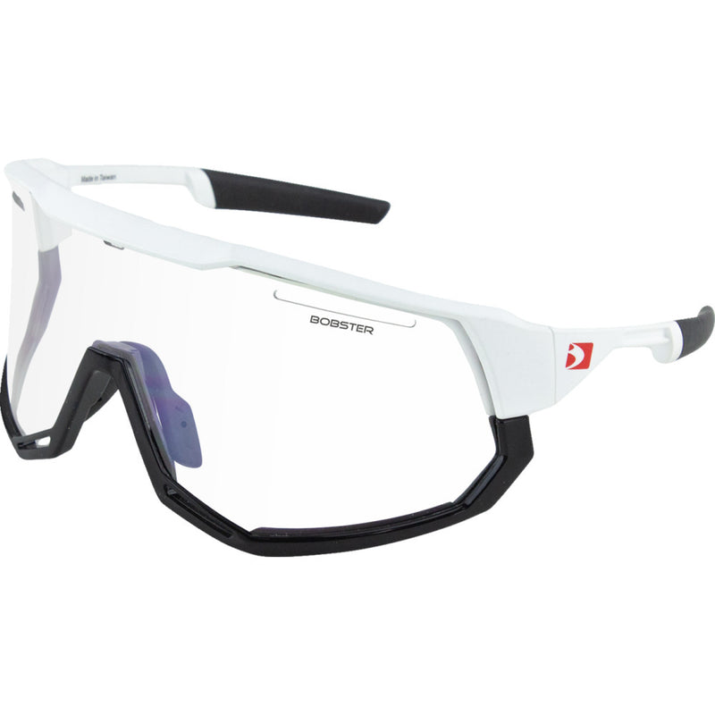 BOBSTER Freewheel Sunglasses - Matte White/Gloss Black - Interchangeable Lenses BFRE01