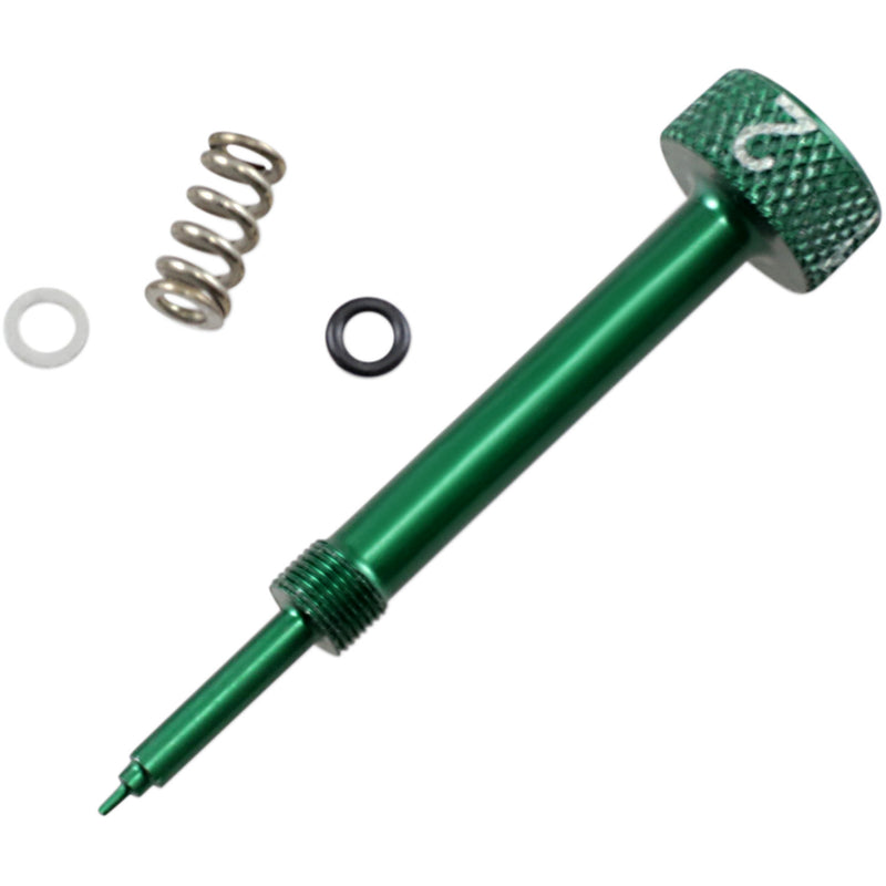 Moose Racing Fuel Mixture Screw by Zip-Ty - Green FMS01-GR