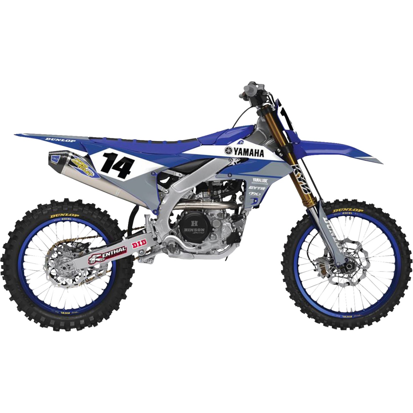FACTORY EFFEX EVO 21 Graphic Kit - Yamaha - YZ 125/250 28-02252