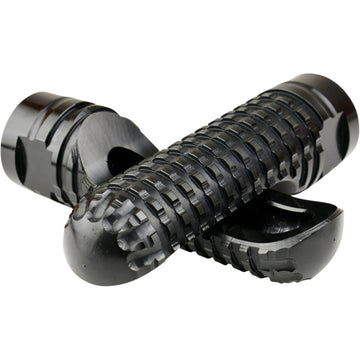 DRIVEN RACING TT Rearset Footpeg - Aluminum - Black DRP-007-IFP