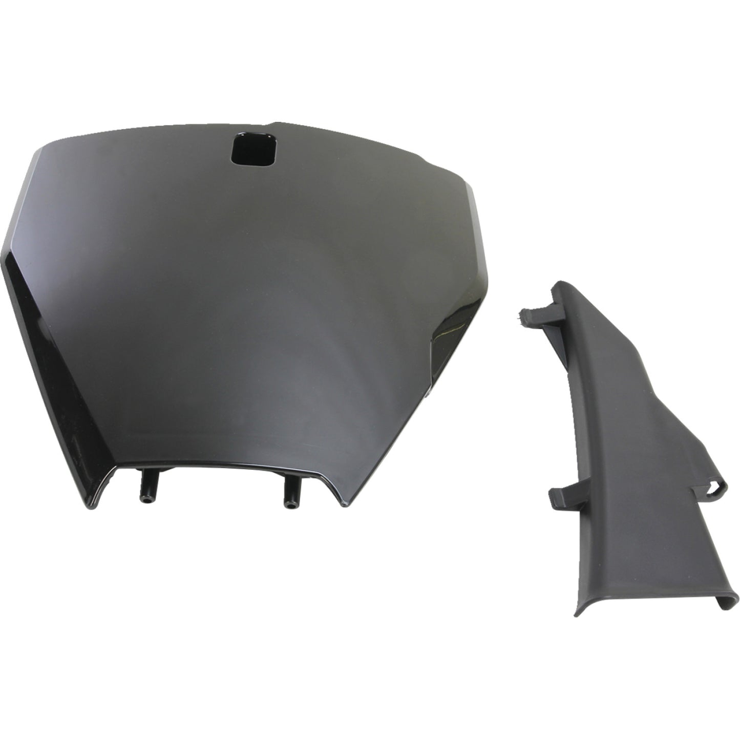 Acerbis Front Number Plate - Black 2462580001