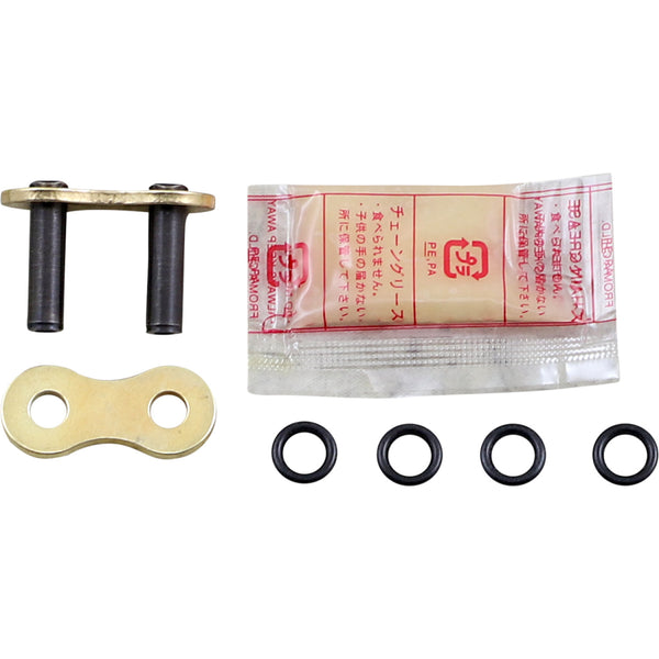 DID 520 VO - Gold & Black - Rivet Connecting Link ZJ520VOG