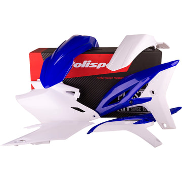 POLISPORT Standard Body Kit - '13 - '14 OEM Blue/White - WR 450F 90569 by Polisport