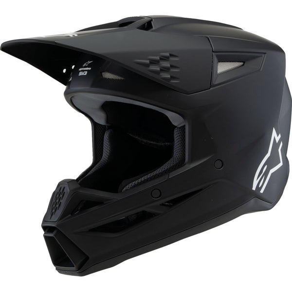 Alpinestars Youth SM3 Helmet - Solid - Matte Black - Large 8302225-110-YL