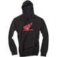 FACTORY EFFEX Honda Wing Pullover Hoodie - Black - 2XL 20-88318